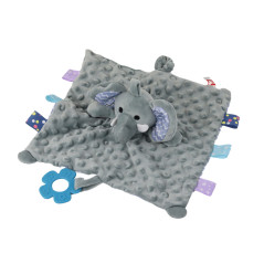 Elefant Plysch Kramdjur Täcke Utskott Bitring Skallra