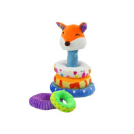 Pyramid Plysch Räv Maskot Leksak Färgglad 27 cm