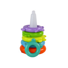 Pyramiden Giraff Pussel 8 Hjul Färgglad 29cm x 14cm x 14cm | HandlaSmidigt.se
