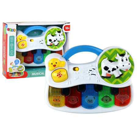 Liten pianino för smådjur Ljusljud