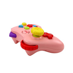 Interaktivt kuddepedagogiskt konsol ljusljud rosa