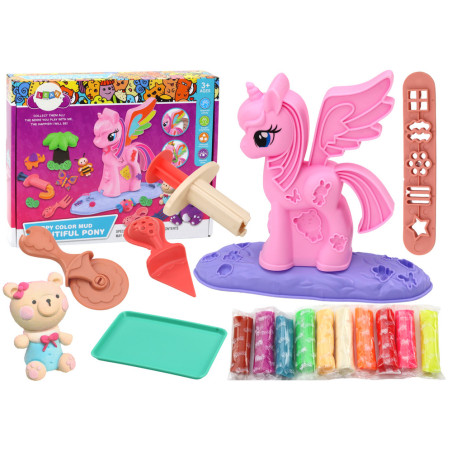 Lera- och enhörningslera DIY plastilin set tillbehör