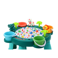 Skicklighetsspel Fiskfångst Grön Bord