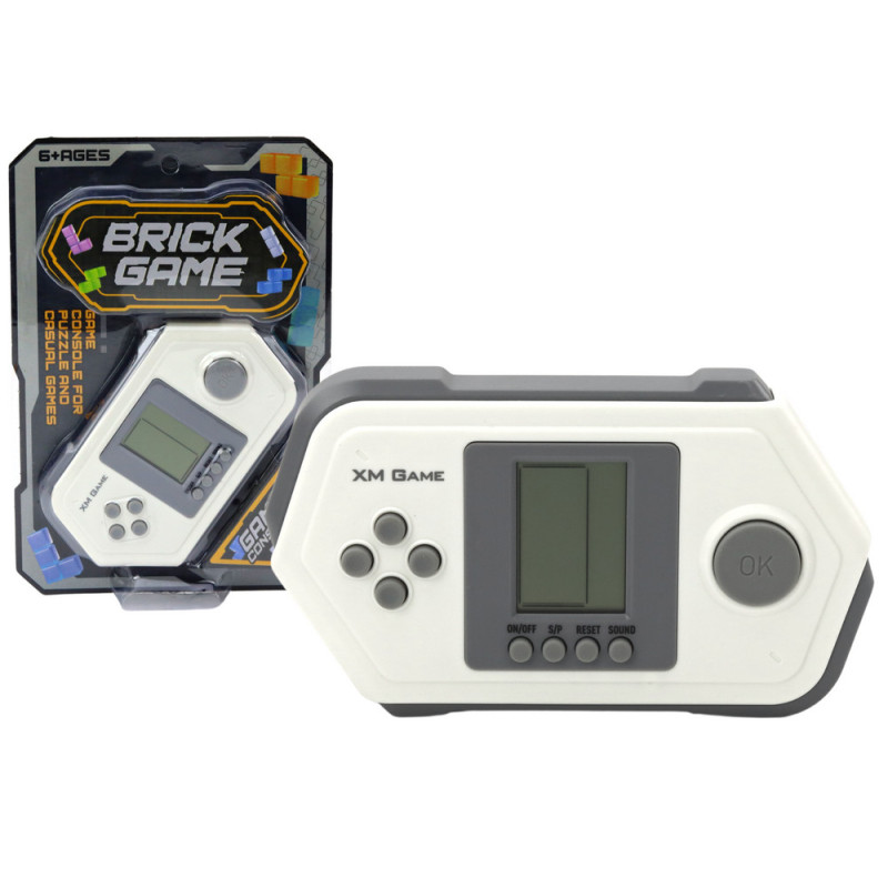 Elektronisk konsolspel Tetris Brick Game Grå - Vit