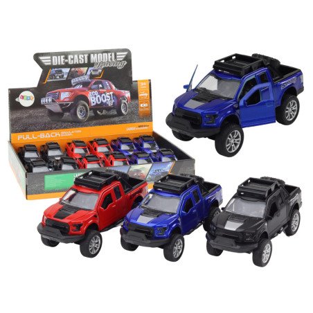 Bil Aluminium Terrängbil Röd Blå Svart