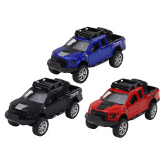Bil Aluminium Terrängbil Röd Blå Svart