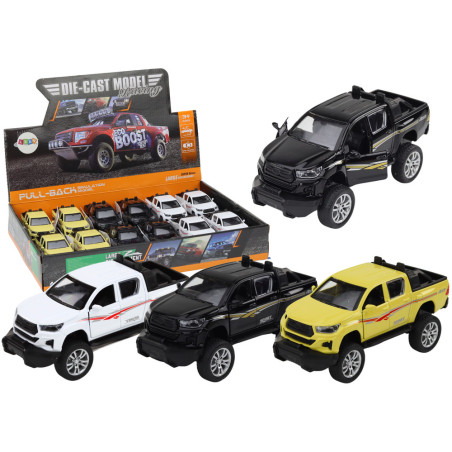 Bil Aluminium Terrängbil Driven Vit Svart Gul