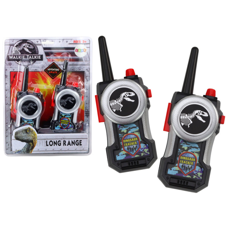 Kortvågsradio Walkie-Talkie Dinosauriespårare med räckvidd på 30-80 meter.