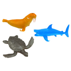 Set med 10 stycken figurer av undervattensdjur. | HandlaSmidigt.se