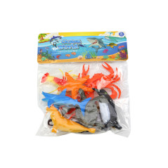 Set med 10 stycken figurer av undervattensdjur. | HandlaSmidigt.se