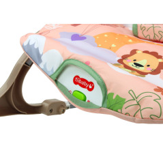 Gungstol Barnstol Babysitter Vibration Ljud Gunga Rosa Lejon