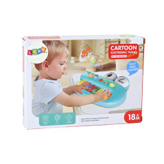 Orgel Piano Leksak Musikalisk Grön Krokodil Ljusljud