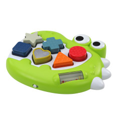 Sensorisk dinosaurie som spelar melodier pussel för de yngsta