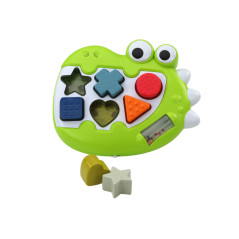 Sensorisk dinosaurie som spelar melodier pussel för de yngsta