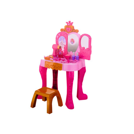 Barn toalett med gestsensor och rosa tillbehör