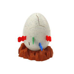 Interaktivt spel med hoppande kycklingäggpinnar