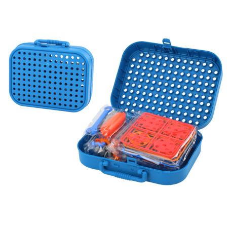 DIY-set Resväska Pussel Dinosaurie Byggklossar 227 delar.