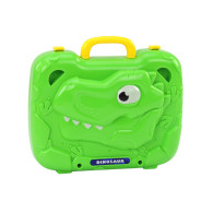 Bord Resväska DIY Pussel Klossar Dinosaurie Skruvdragare 249 delar.