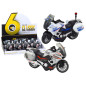 Motorcykel med friktionsdrift Skala 1:10 Polis Sport
