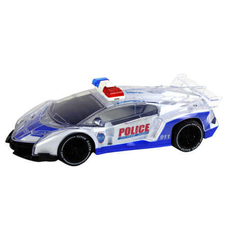 Polisbil Racing Remote Control RC Skala 1:16 Ljus
