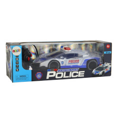 Polisbil Racing Remote Control RC Skala 1:16 Ljus
