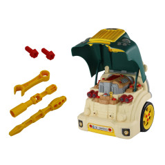 Verkstad Motor Lastbil Demonteringssats för Hemmafixare Grön