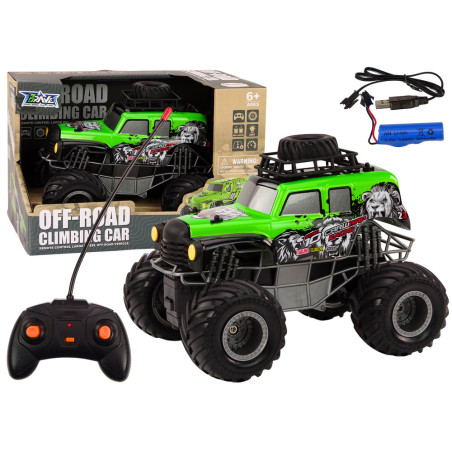 Fjärrstyrd terrängbil RC 1:16 Grön