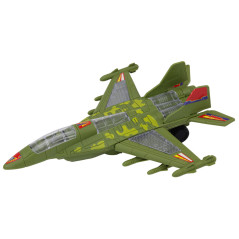 Stridsflygplanet Militära F35 Kör Ljus Ljud Grön