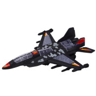 Stridsflygplan F35 som kör Ljus Ljud Svart