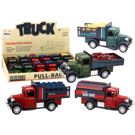 Leveransfordon med aluminiumdörrar som öppnas ljus och ljud