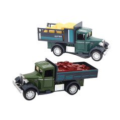 Leveransfordon med aluminiumdörrar som öppnas ljus och ljud