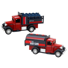 Leveransfordon med aluminiumdörrar som öppnas ljus och ljud