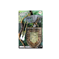 Riddarens set: Båge, Svärd, Sköld, Riddarkostym