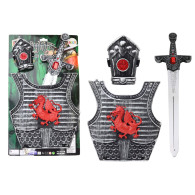 Klädsel Samuraj Riddare Rustning Set Svärd Armband