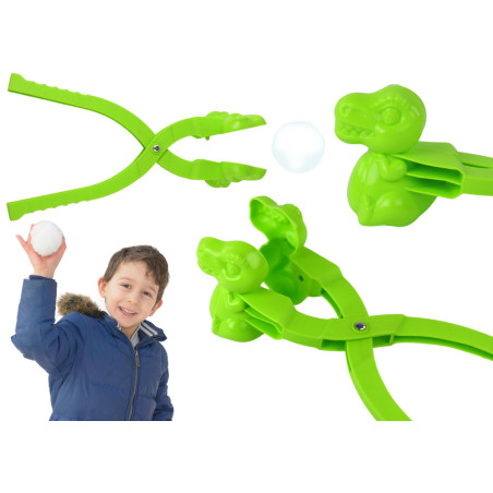 Snömaskin för snömaskin Grön dinosaurie