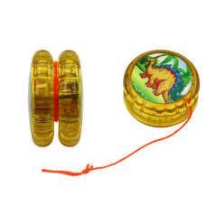 Leksak Jojo med lysande dinosaurier i 4 färger