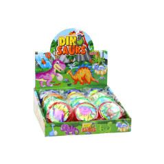 Leksak Jojo med lysande dinosaurier i 4 färger