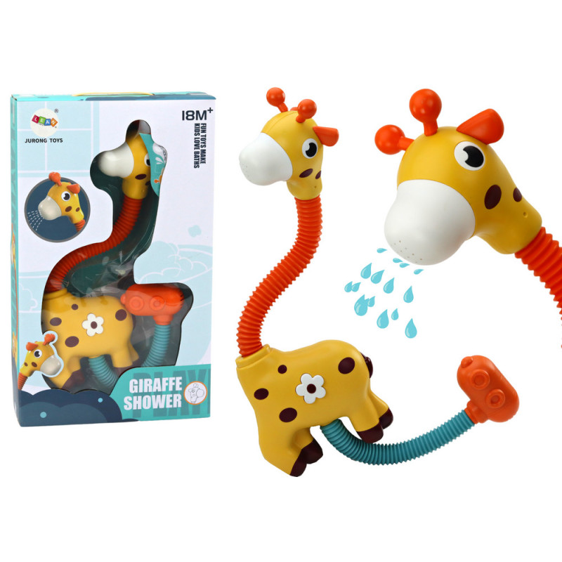 Badleksak Duschmunstycke Giraff Gul