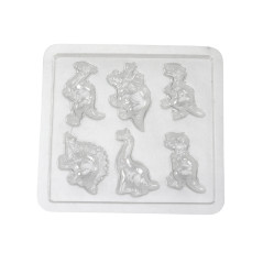 Kreativt DIY-set med gipsmagneter Dinosaurier