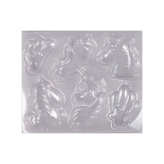 Kreativt DIY-set Enhörningar av gipsmagneter