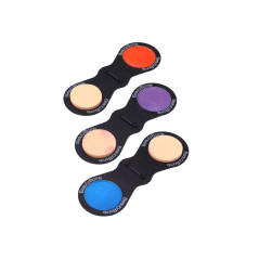 Skönhetssats Tatueringar 12 Kort 3 Hårfärger Svampar