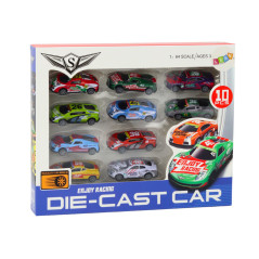Set av Bilar Fjädrande Sportbilar Racing 164 10 st.