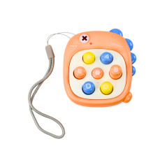 Arkadspel Whack A Mole Bokstäver Dinosaurie Orange