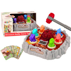 Arkadspel Wac A Mole Dinosaurier Vulkan Rökeffekt Ljus Ljud