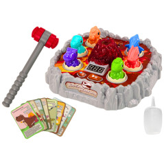 Arkadspel Wac A Mole Dinosaurier Vulkan Rökeffekt Ljus Ljud