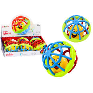 Boll Sensory Rassel Gummiband Elastisk Färgglad