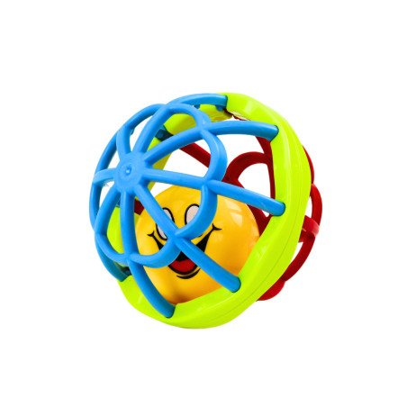 Boll Sensory Rassel Gummiband Elastisk Färgglad