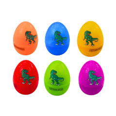 Sorter Ägg Dinosaurie Tänger Färgglada 6 Stycken