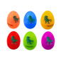 Sorter Ägg Dinosaurie Tänger Färgglada 6 Stycken