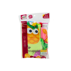 Bok Mjuk Frukt Raslande Pipande Färgglad För Spädbarn